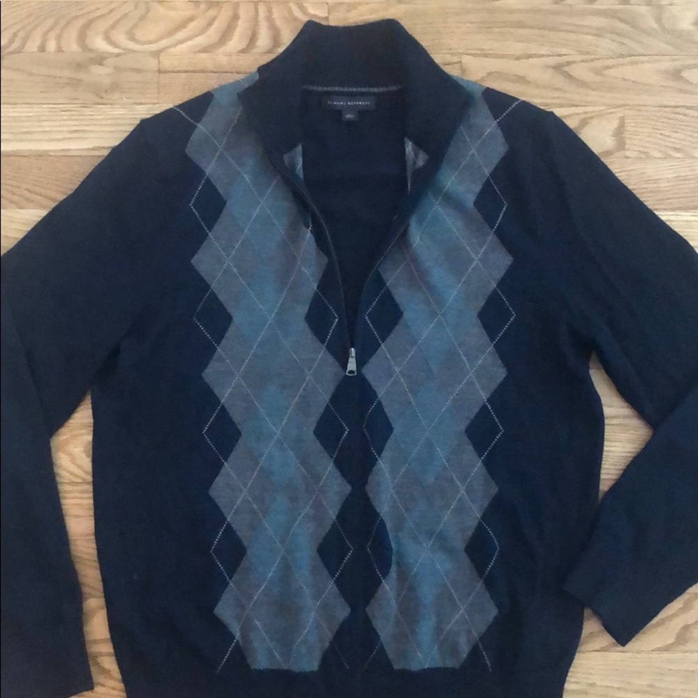 Men’s Banana Republic Wool Zip Sweater